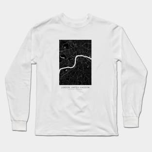 london maps poster minimalist Long Sleeve T-Shirt